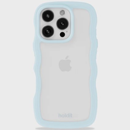 HOLDITKryt na mobil iPhone 16 Pro Max - Mineral Blue/Transparent