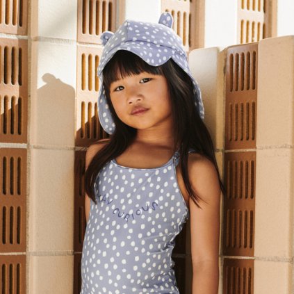 LIEWOOD Dívčí plavky Suna -  Dot / Dusty lavender