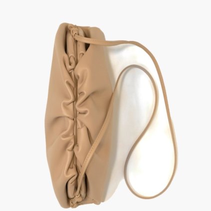 FREYA ESTEPHAN Kožená kabelka medium -  Beige