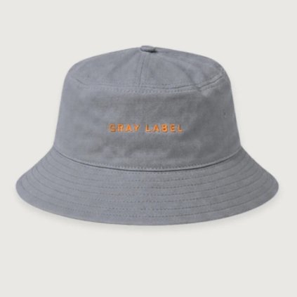 GRAY LABEL Klobouk Bucket GOTS - Stone Gray