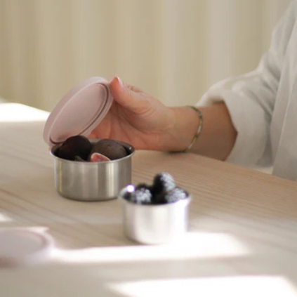 AYA&IDA Misky Snack - 100 ml + 200 ml - Soft Rose