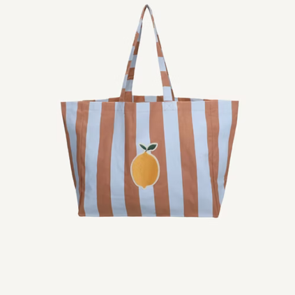 STICKY LEMON Taška shopper - lemon tree + cloudblue
