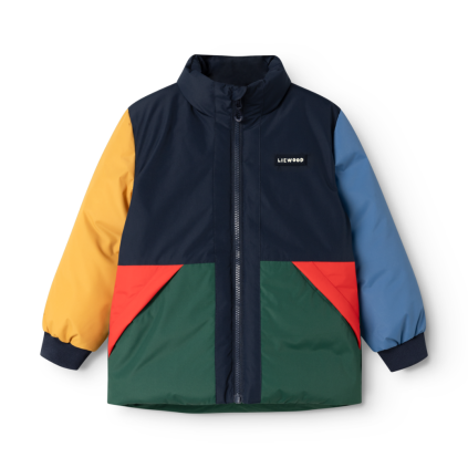 LIEWOOD Bunda Bran – Classic Navy Multi Mix (6)
