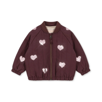 KONGES SLOJD Bomber JUNO SEQUIN DECADENT CHOCOLATE (5)