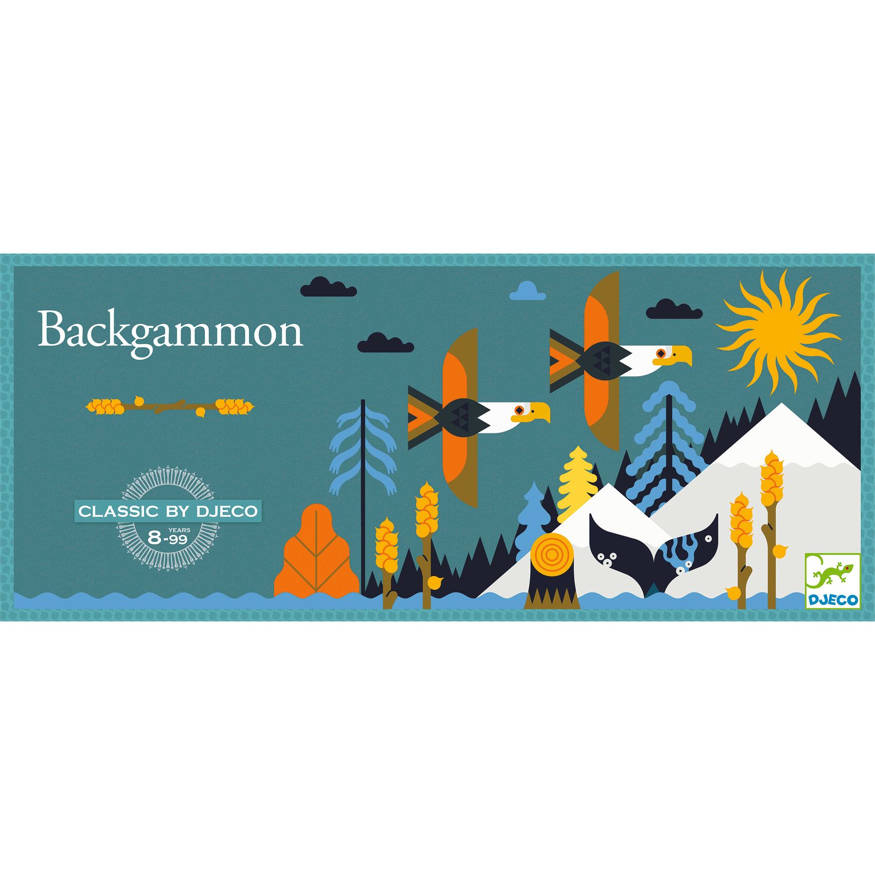 Backgammon desková hra od Djeco