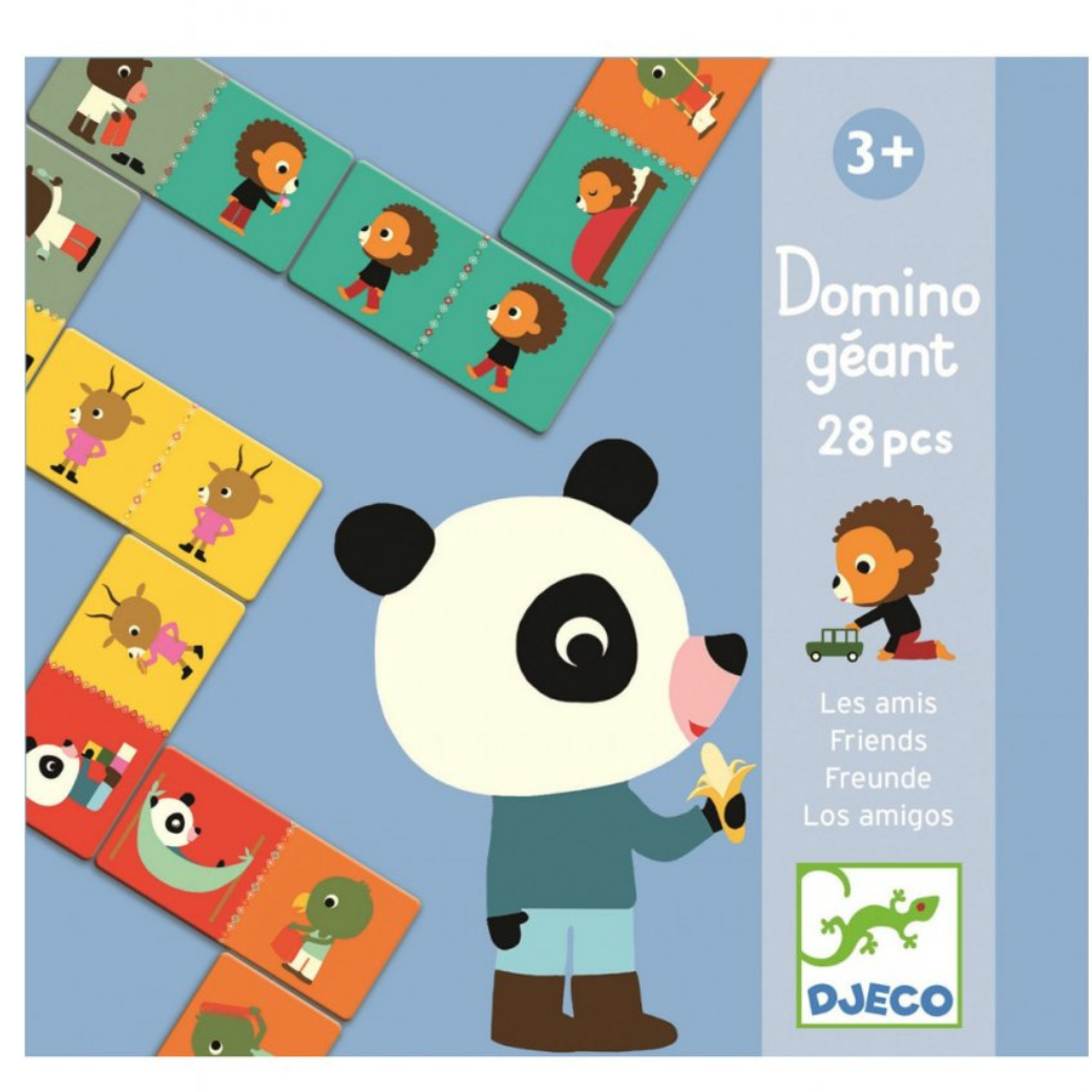 Domino s přátelskými zvířátky od Djeco