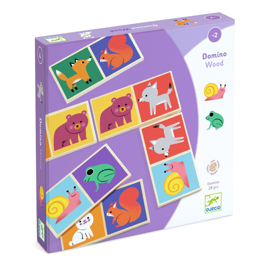 DJECO Domino Lesní zvířátka