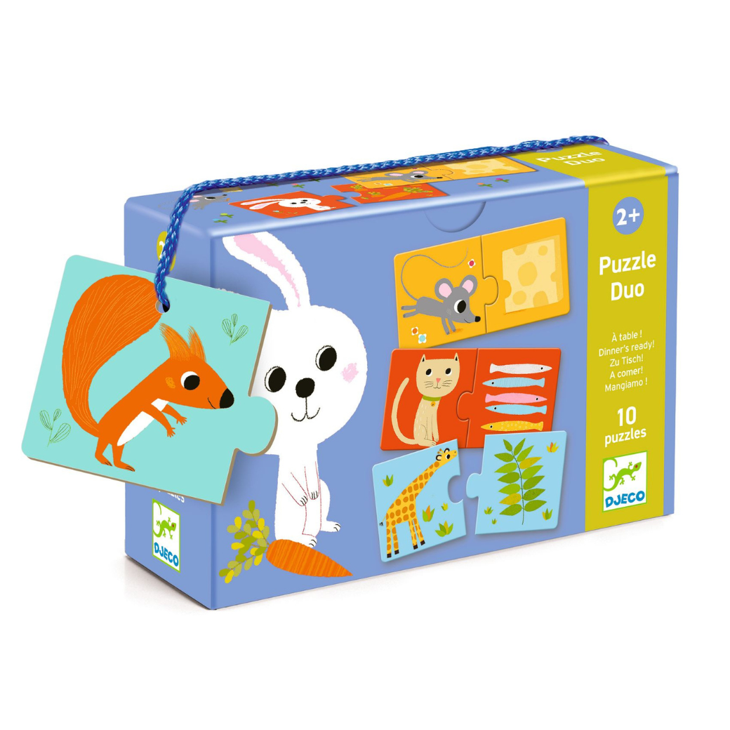 DJECO Duo Puzzle Co bude dnes k obědu?