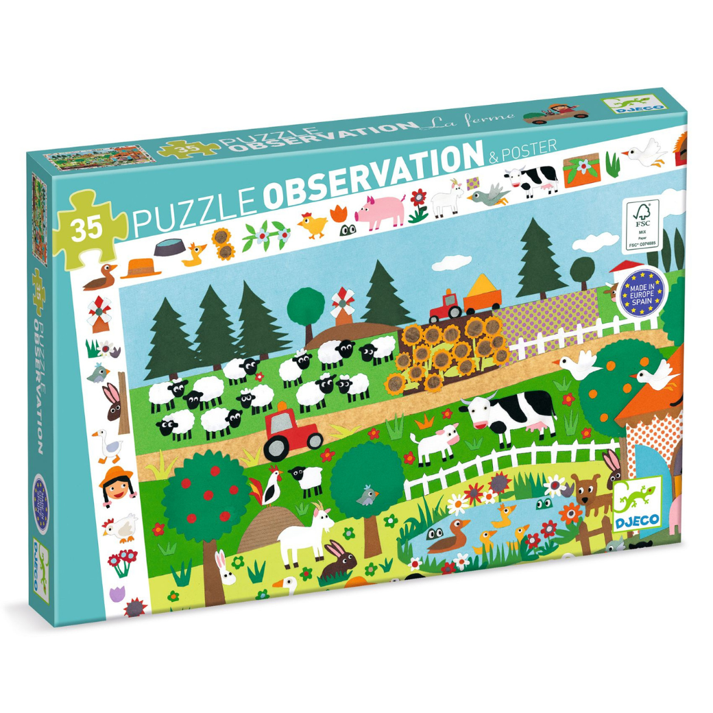 DJECO Puzzle Observation: Statek 35 dílků