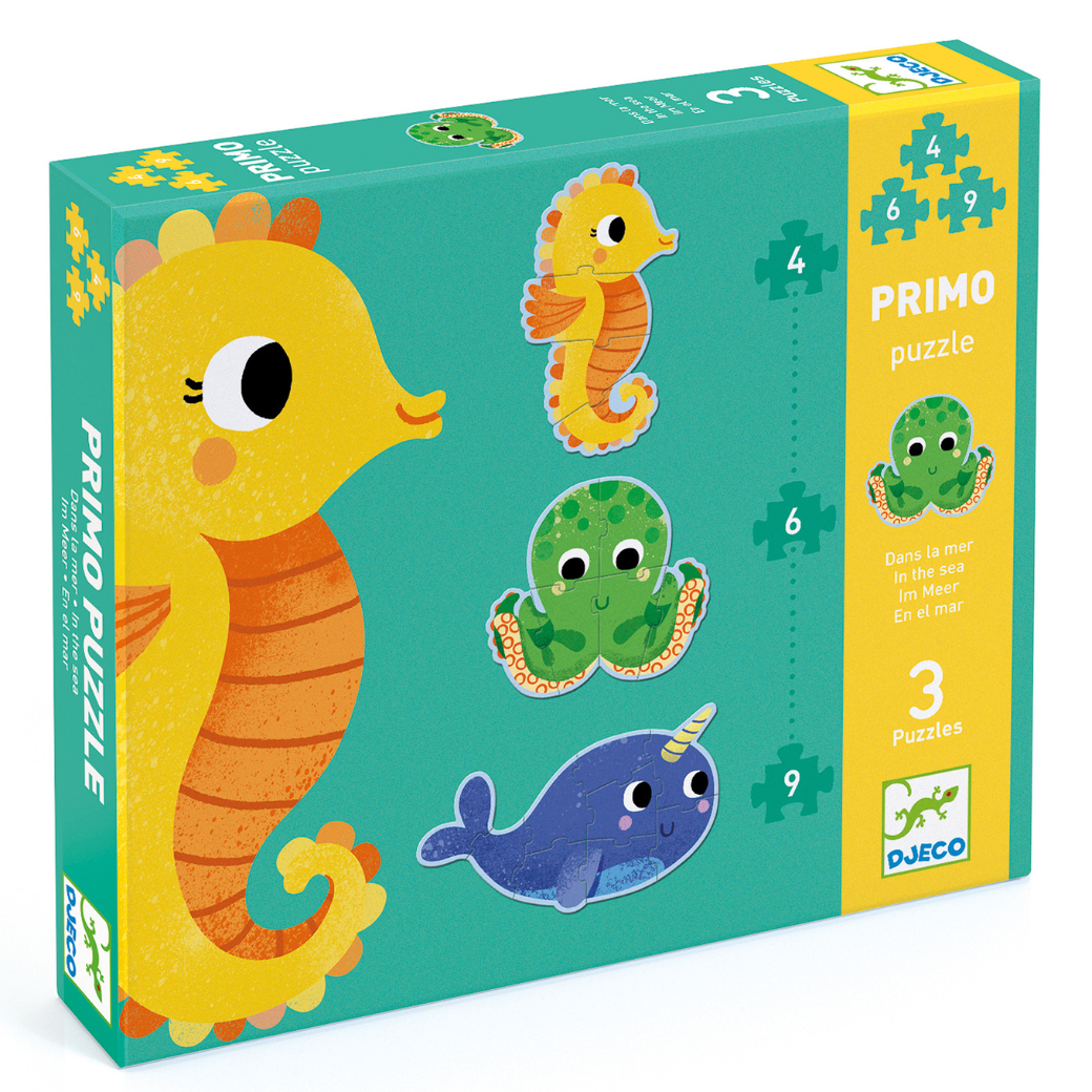 DJECO Puzzle pro nejmenší - Pod mořem