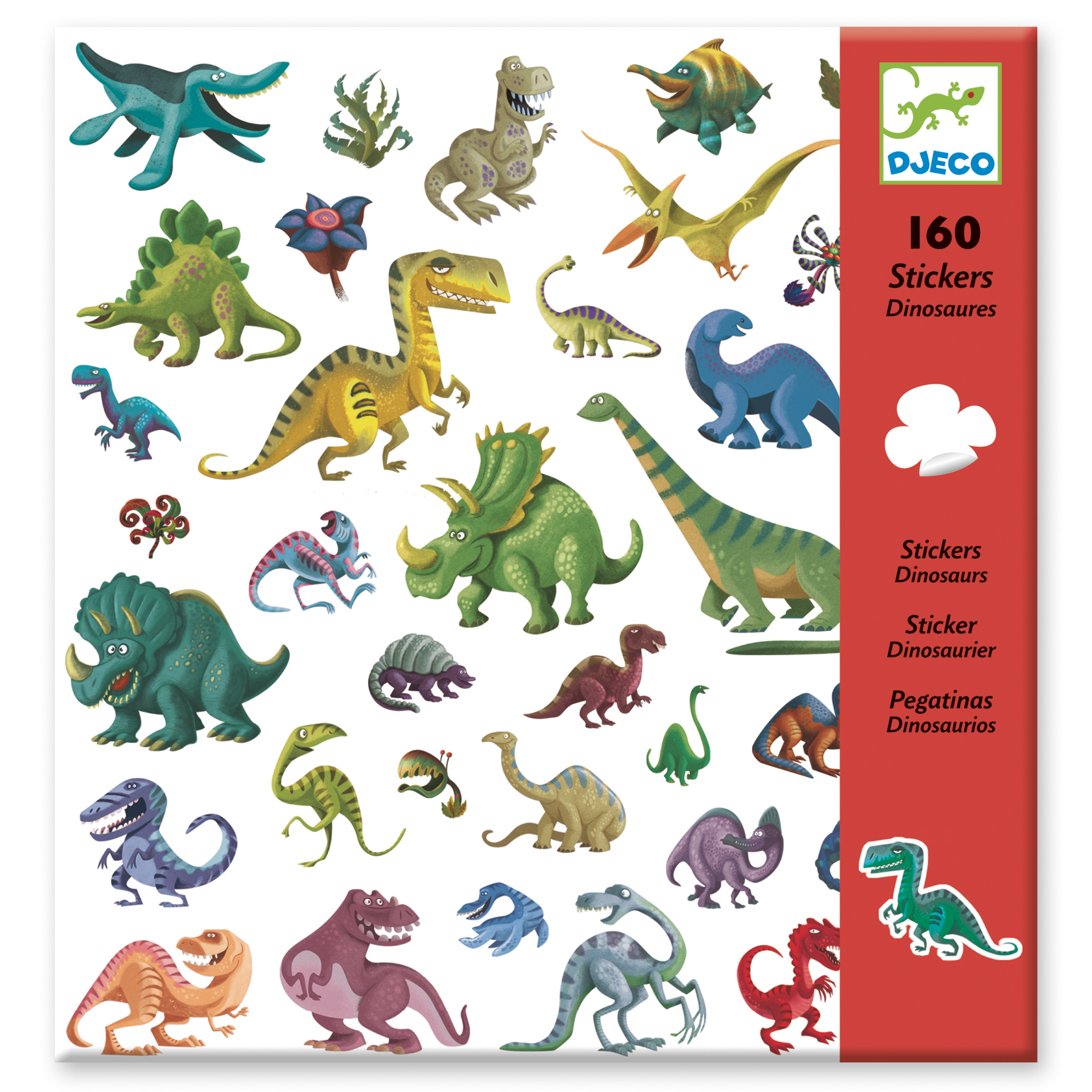 DJECO Samolepky Dinosauři