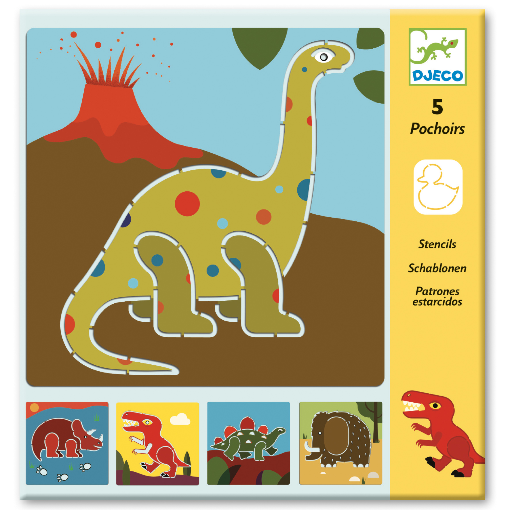Šablony Djeco - Dinosauři