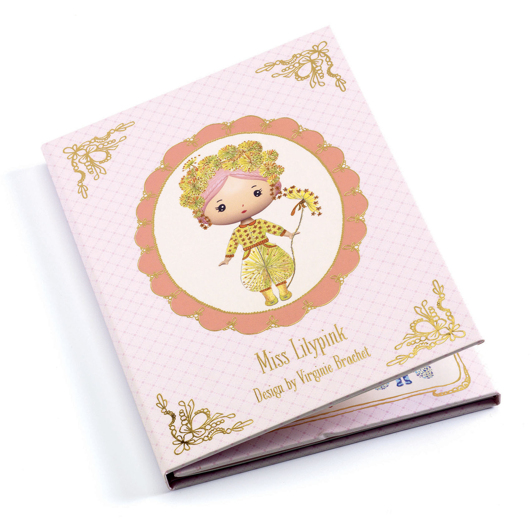 Djeco Tinyly snímatelné samolepky Miss Lilypink