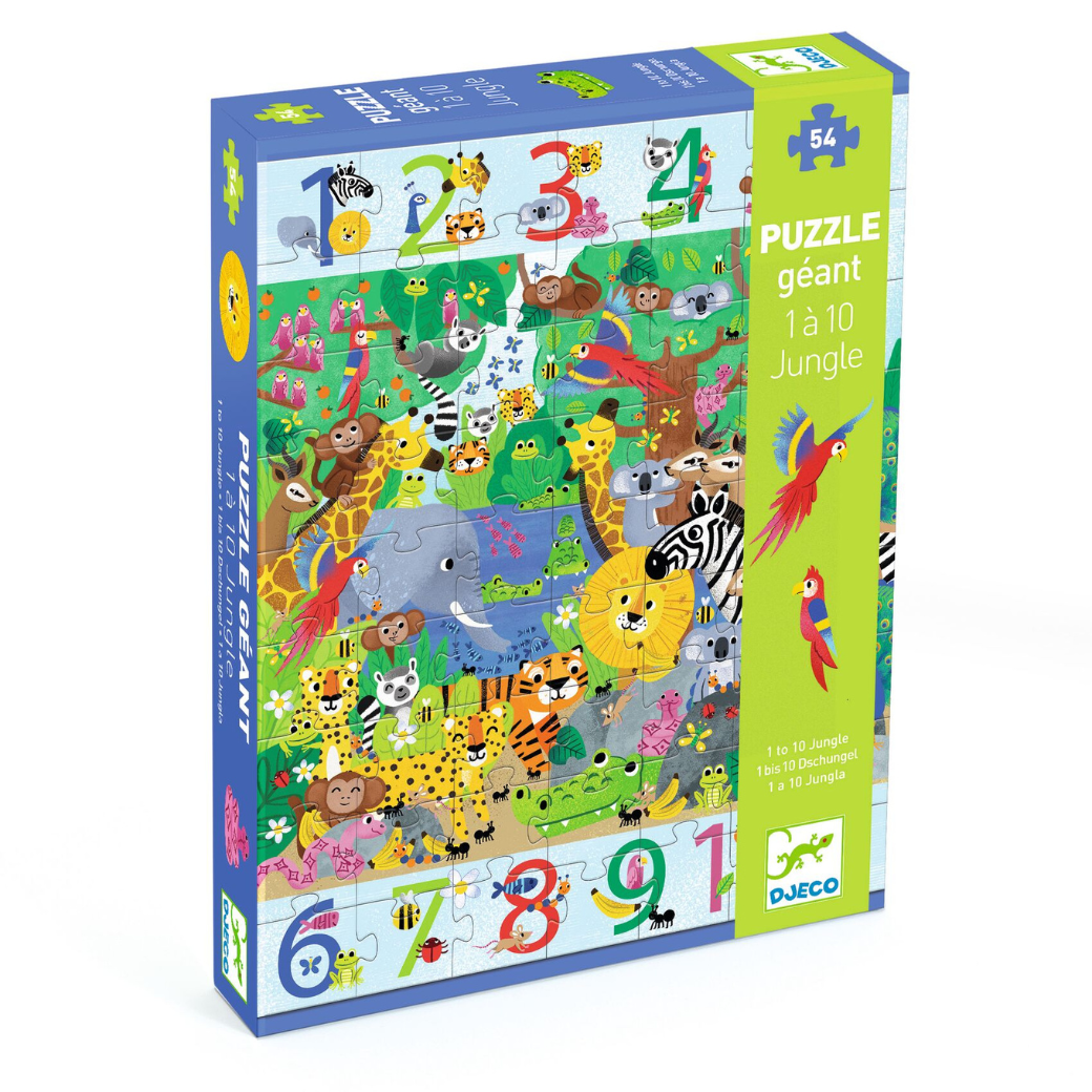 Djeco vyhledávací puzzle Džungle - 54 pcs