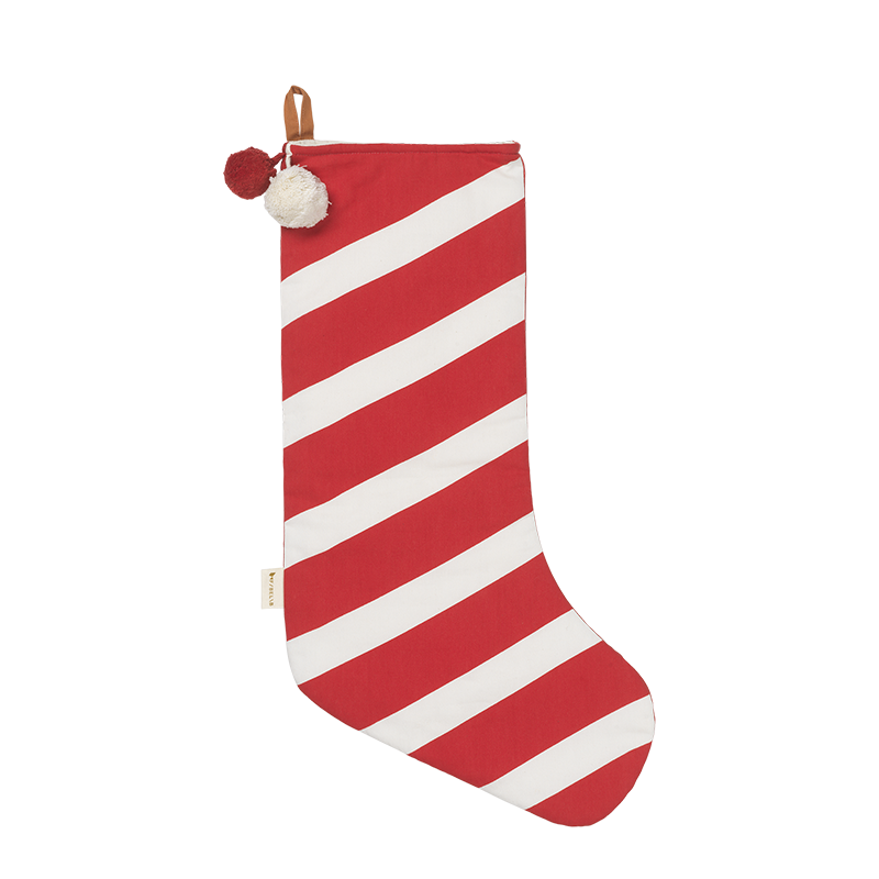 Fabelab Vánoční Ponožka Červená