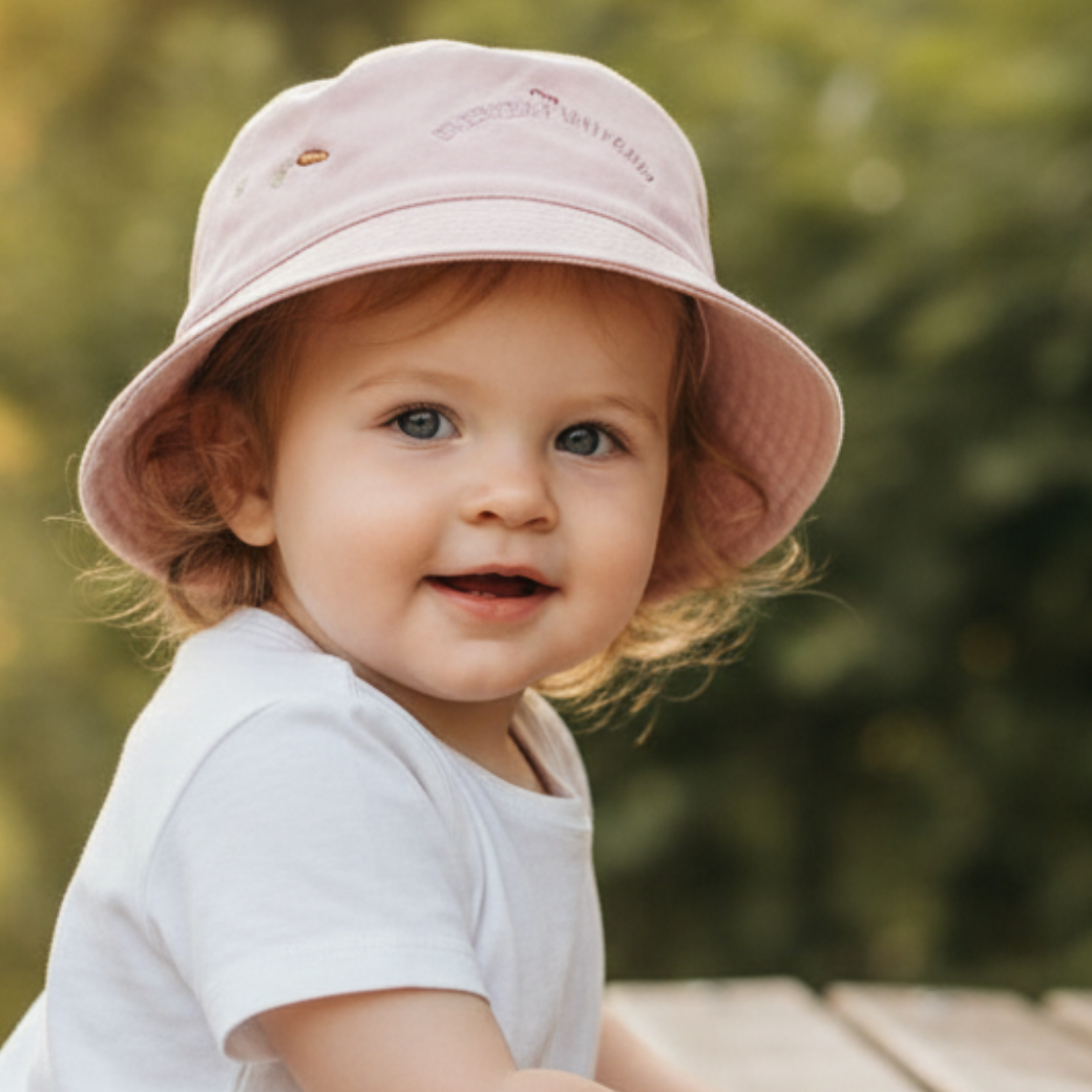 KONGES SLOJD Klobouček MON - ROSE SMOKE Velikost: 12-18m