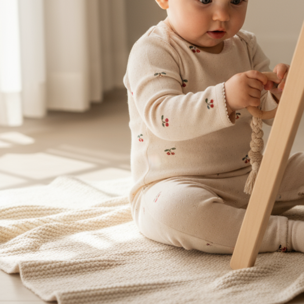 KONGES SLOJD Overal MINNIE - GOTS CHERRY Velikost: 18m