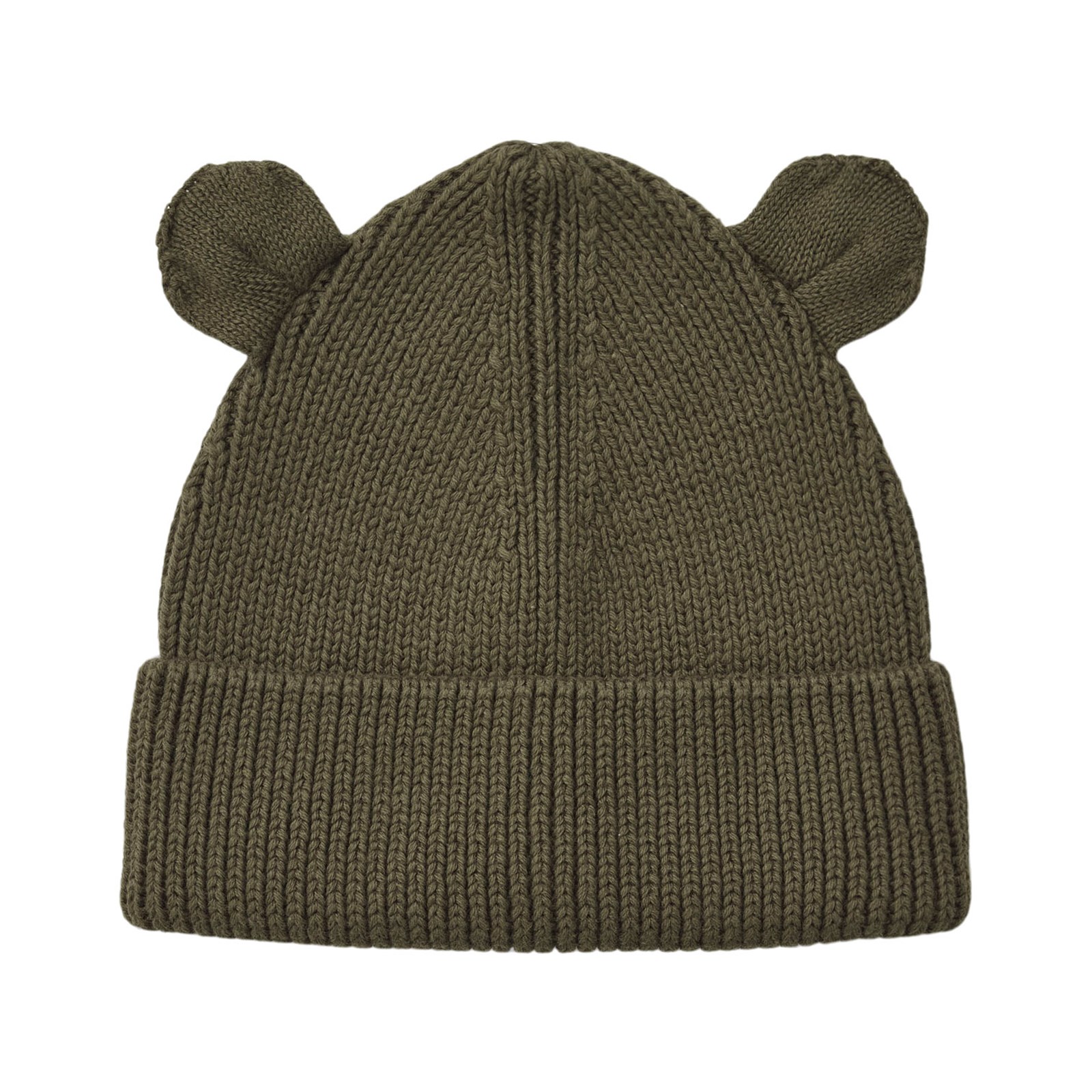 LIEWOOD Čepice s oušky Gina - Army Velikost: 9-12m