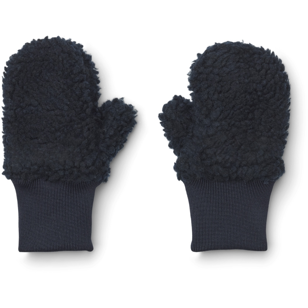 LIEWOOD Chlupaté palčáky Coy - Midnight navy Velikost: 4-6Y