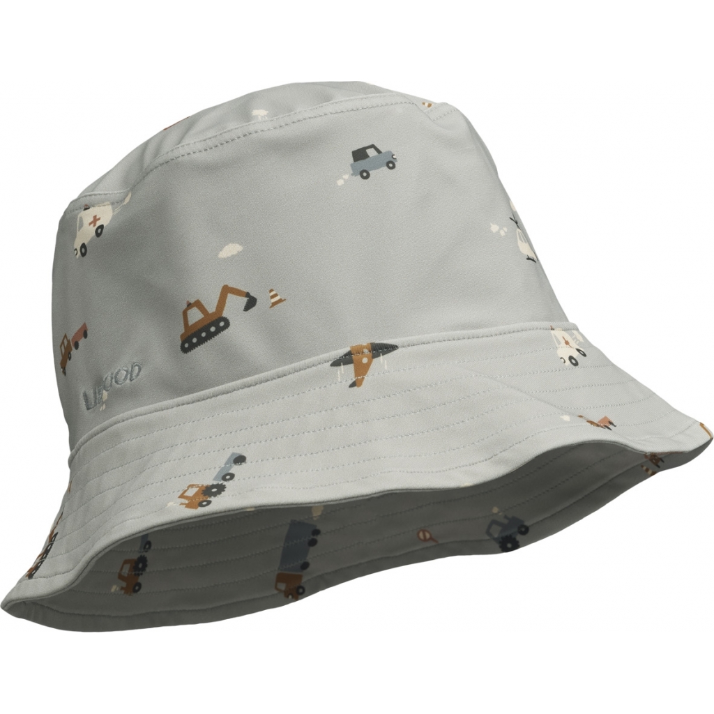 LIEWOOD Klobouk Matty - Vehicle/dove blue mix Velikost: 1-2y