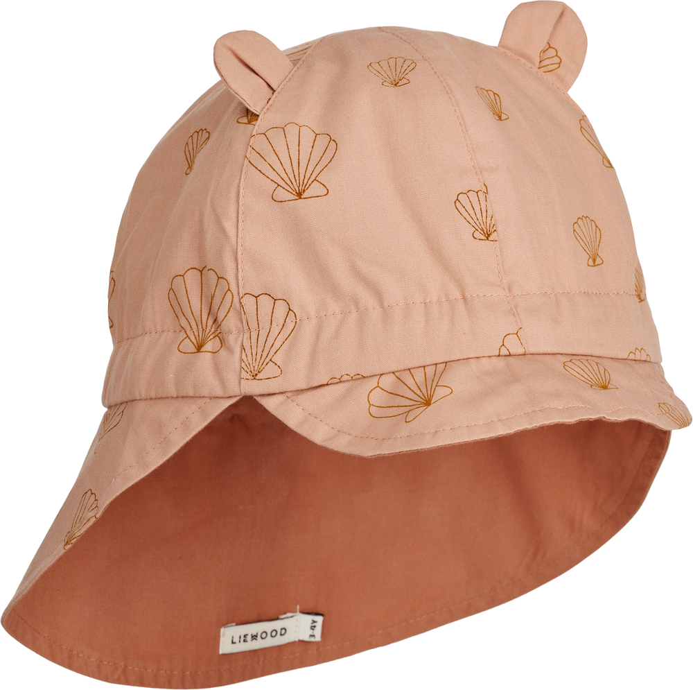 LIEWOOD Oboustranný klobouček Gorm - Sea shell/Pale tuscany Velikost: 6-9m