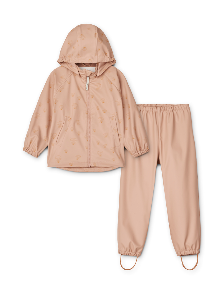 LIEWOOD Set do deště Moby - Seashell/Pale tuscany Velikost: 7y