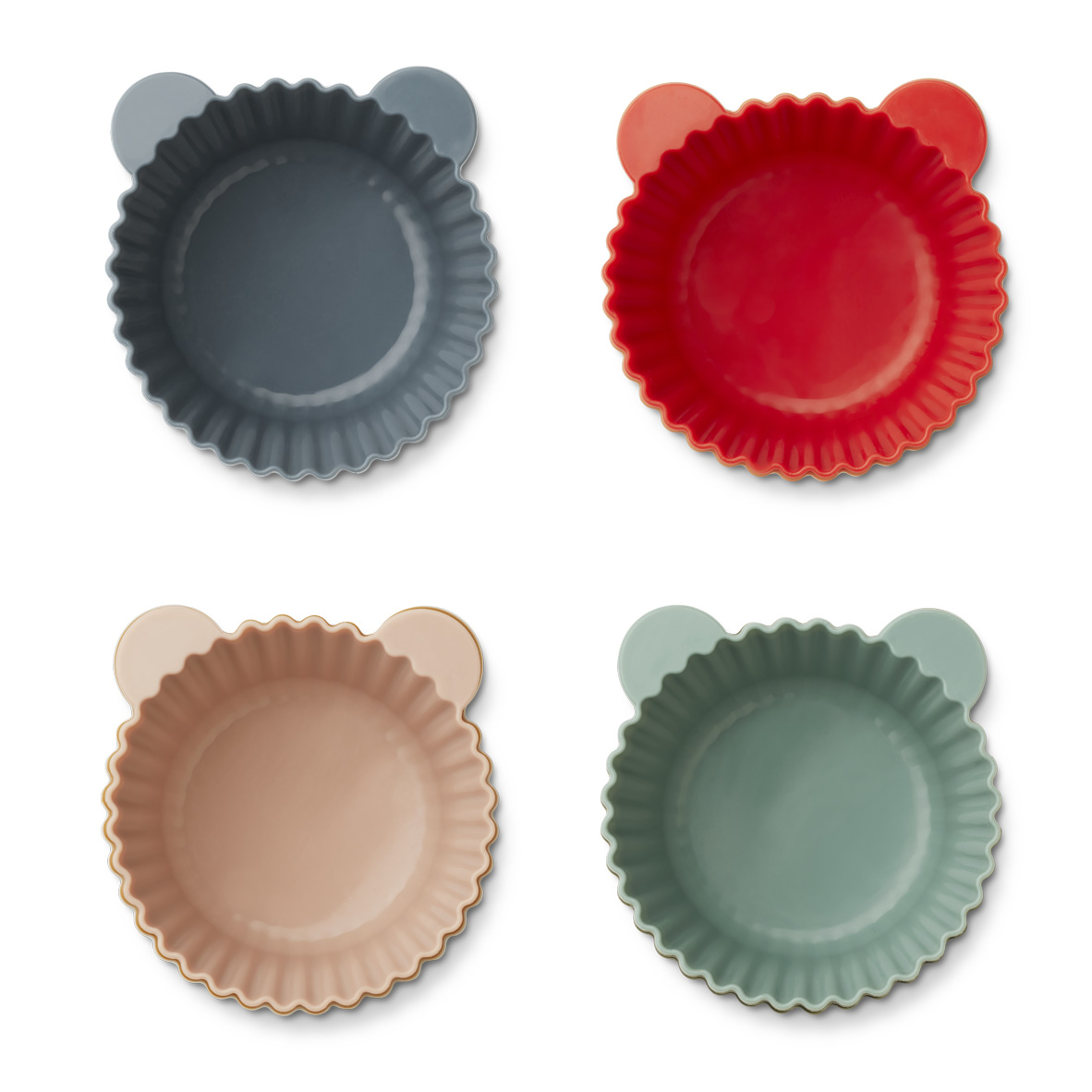 LIEWOOD Silikonové formy na muffiny - Multi mix