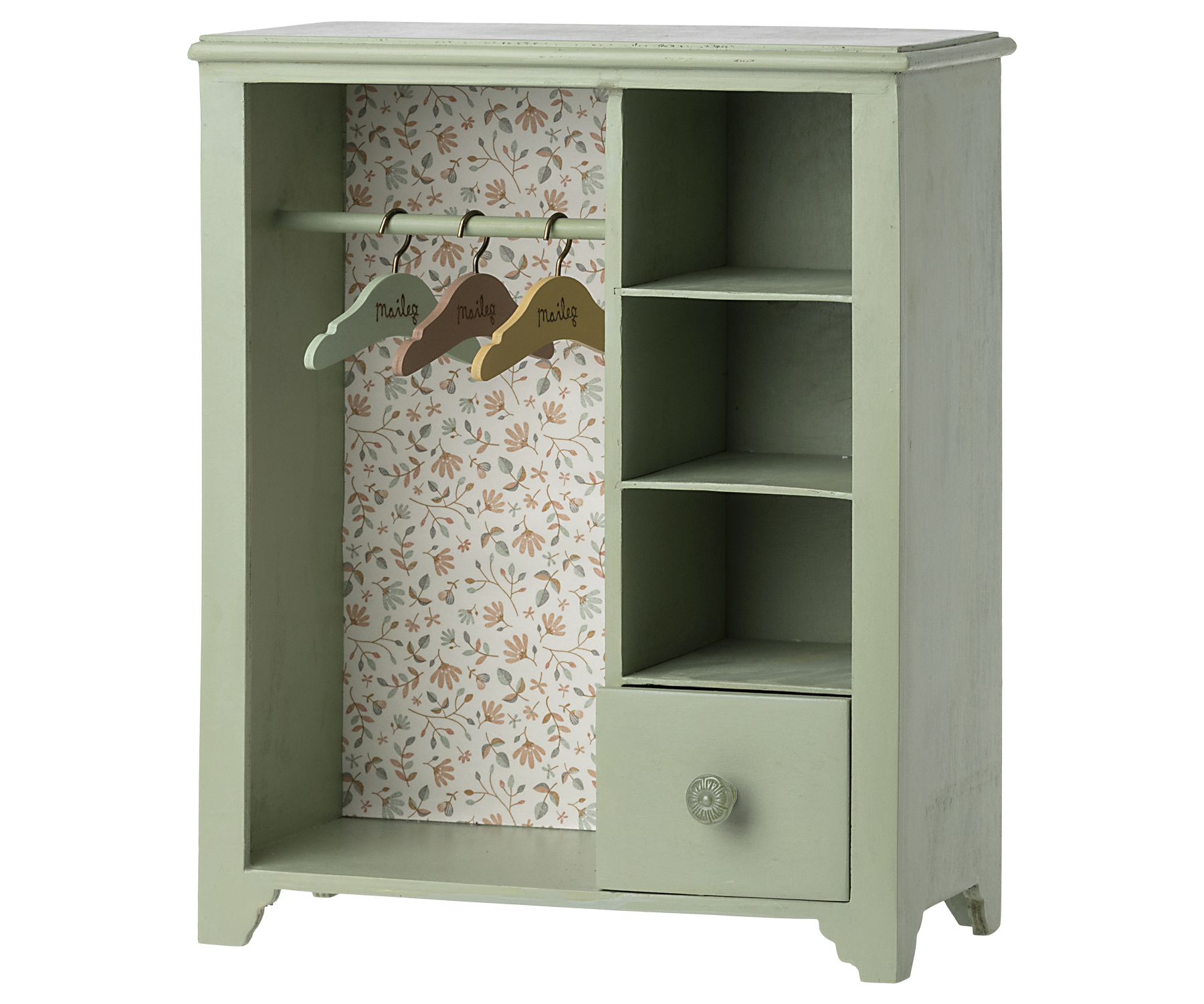 MAILEG Šatní skříň velká - mint green S22