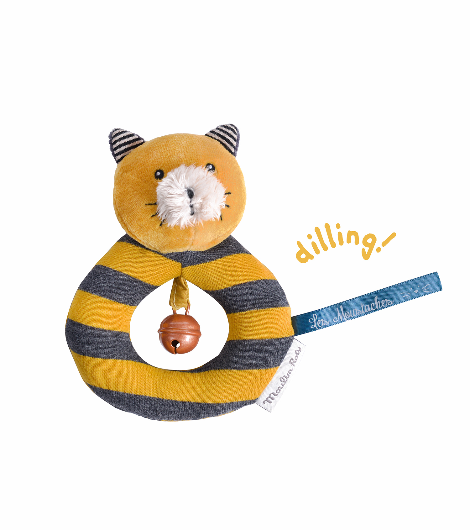 Chrastící plyšový kroužek Moulin Roty Lulu