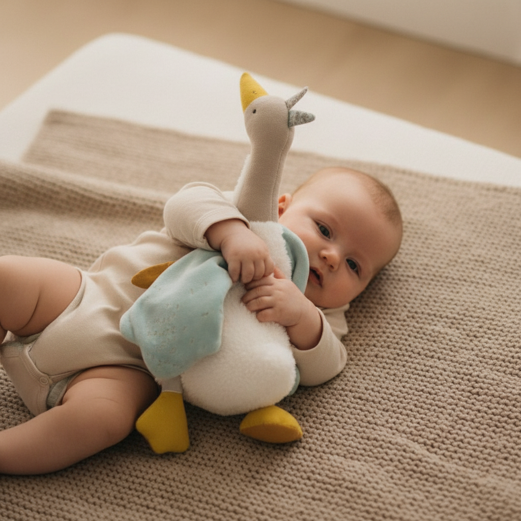 Moulin Roty Olga velká modrá husa