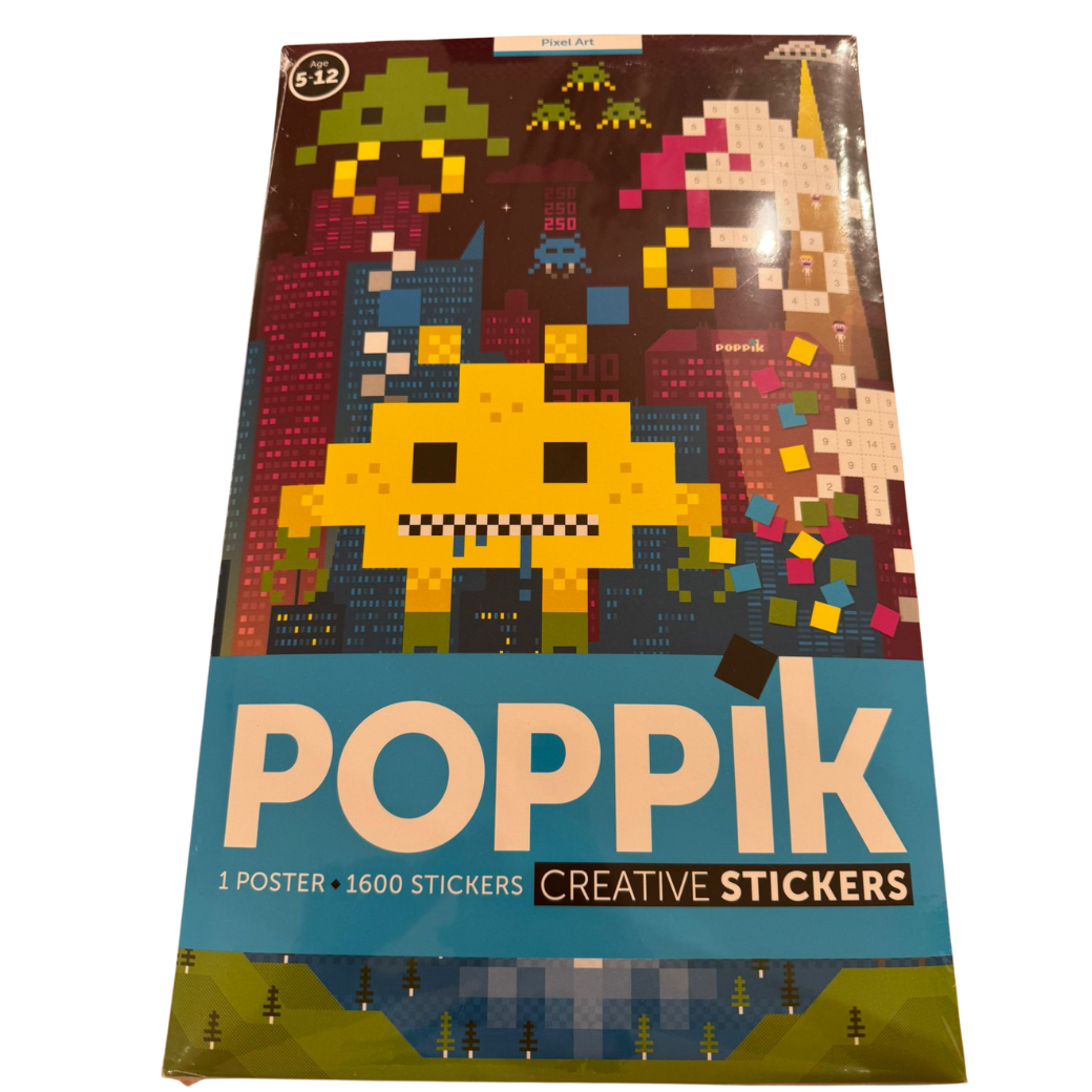 POPPIK Vzdělávací samolepkový plakát GAME