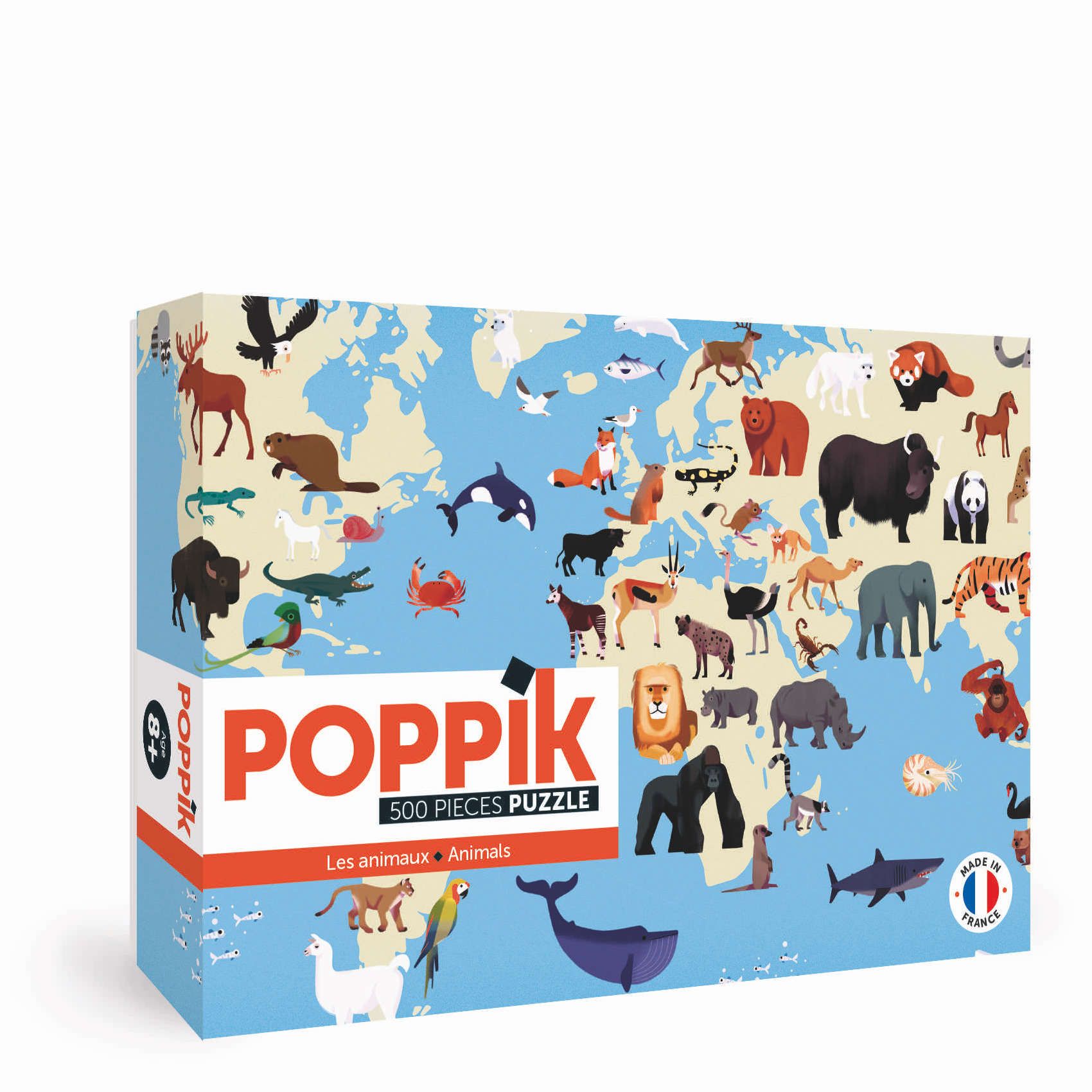 Levně POPPIK Puzzle Zvířata - 500 pcs