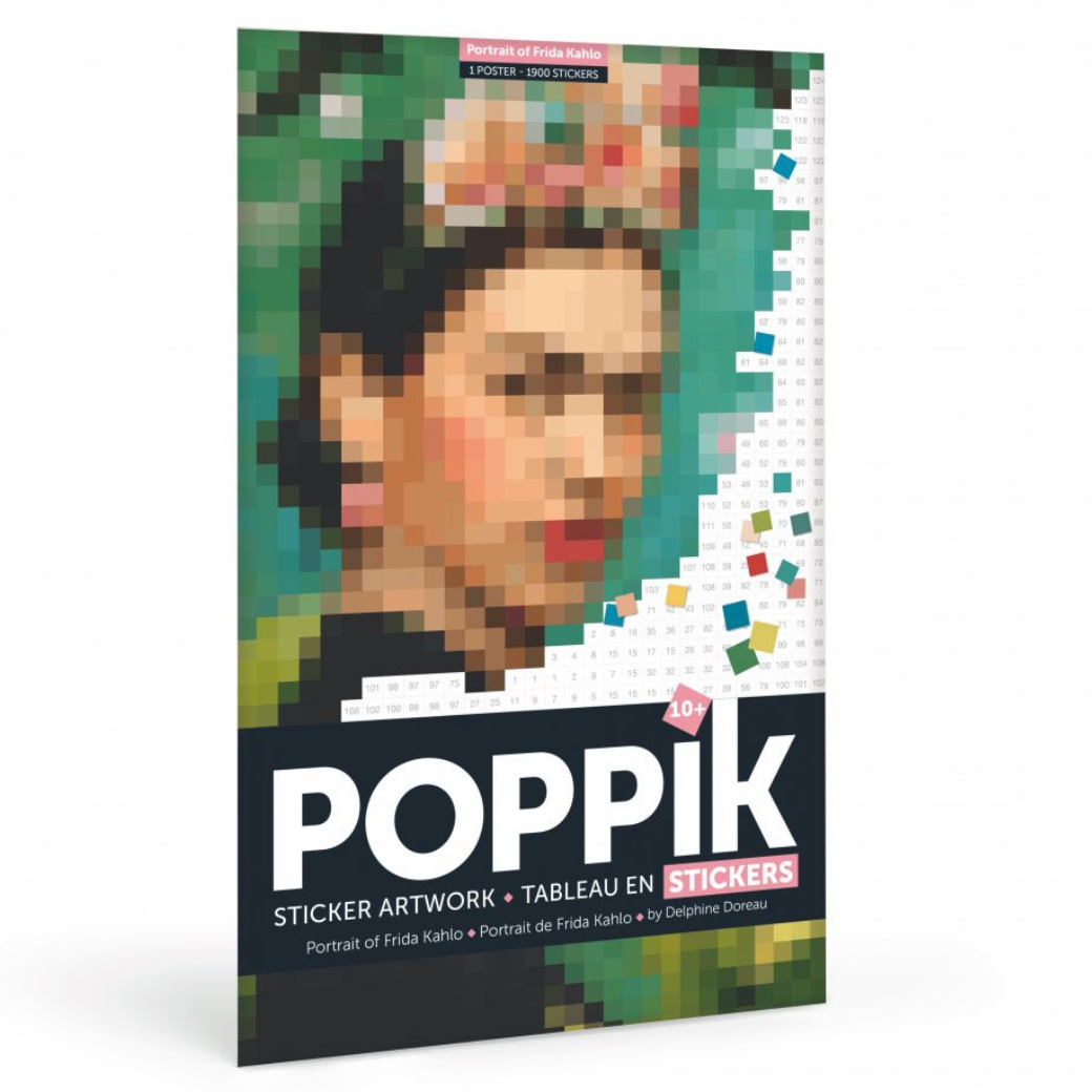 Frida Kahlo (Portrét) - samolepkový plagát