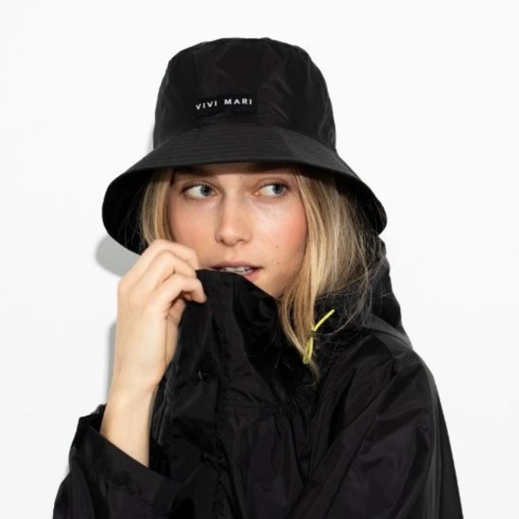 VIVI MARI Klobouk do deště - Black