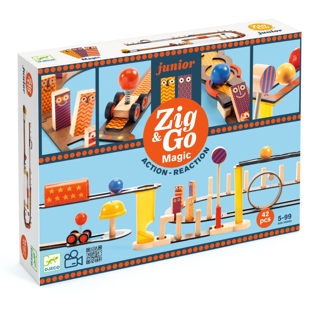 Dřevěná Dráha DJECO Zig & Go Junior Magic