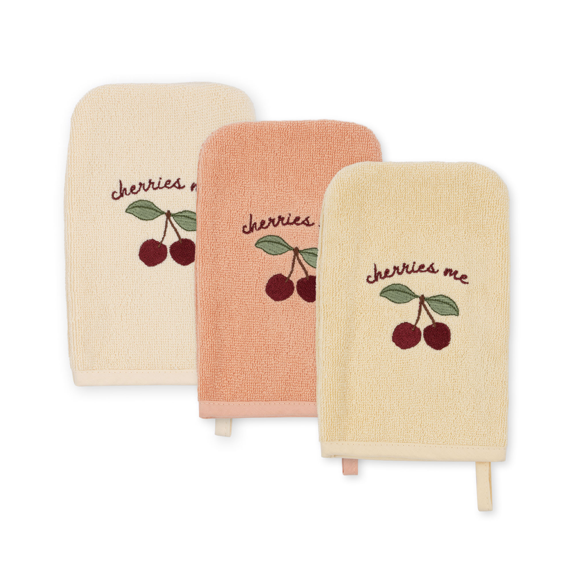 KONGES SLOJD Sada žínek 3 PACK - CHERRY