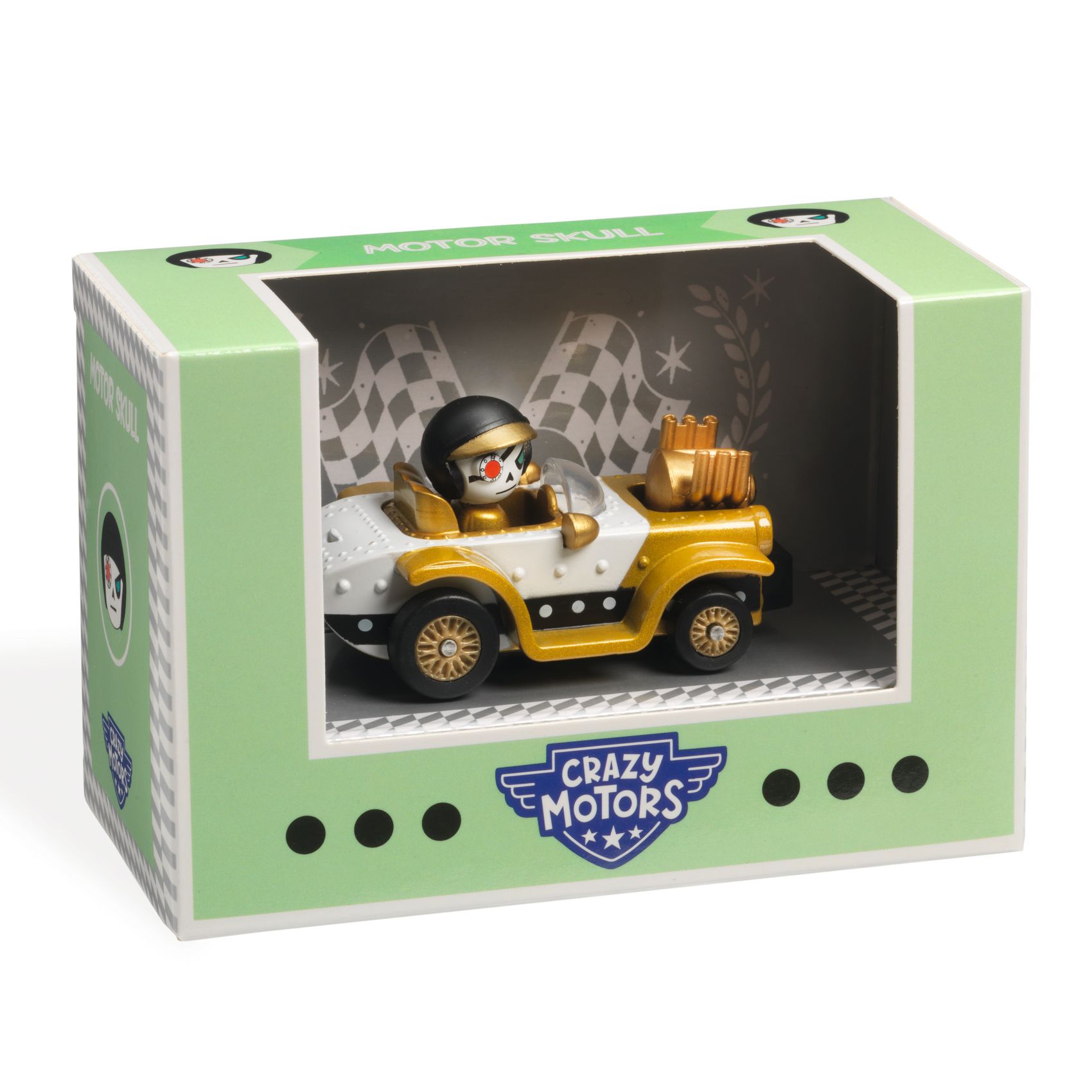 DJECO Crazy motors autíčko Motor Skull