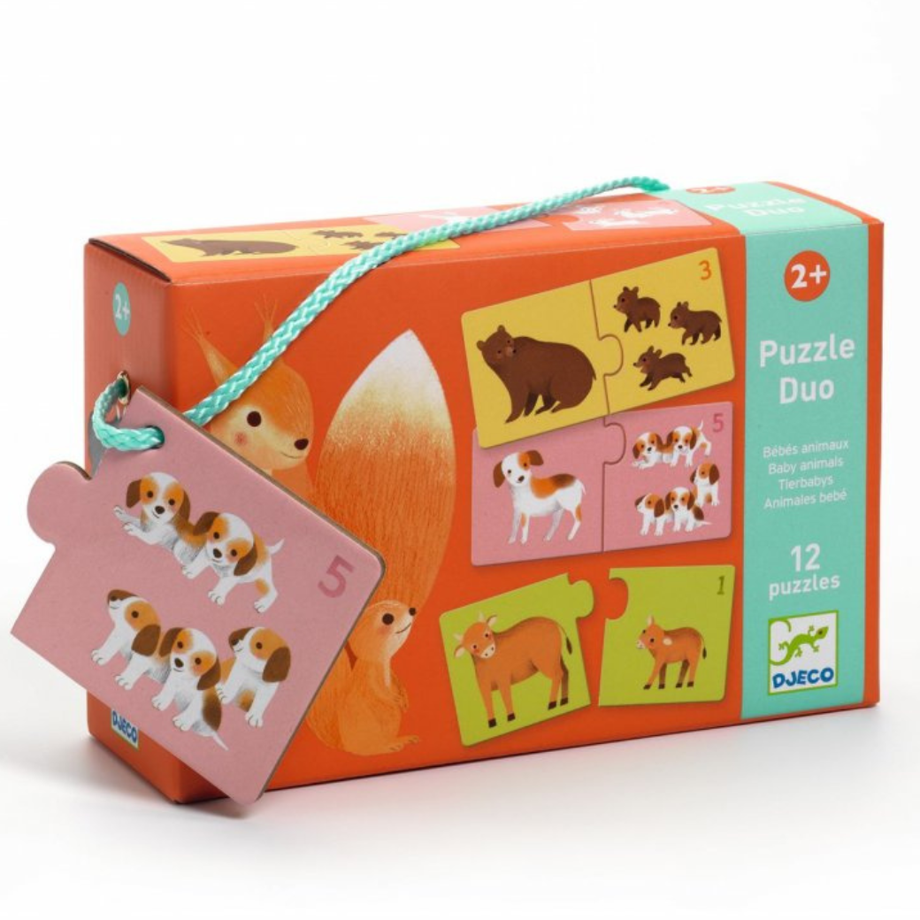 Djeco Duo Puzzle maminka a mláďátko