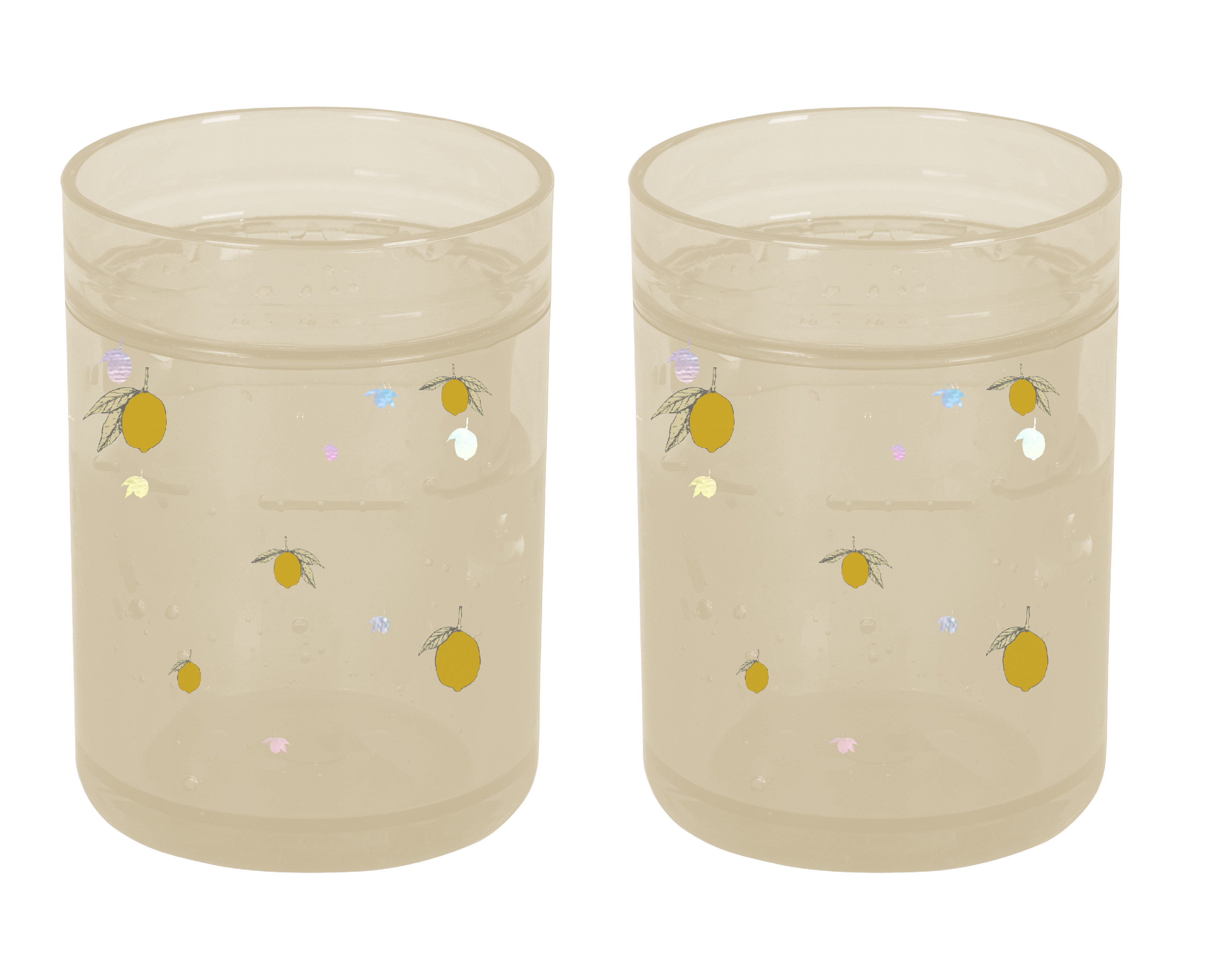 KONGES SLOJD Sada hrnečků Glitter - LEMON