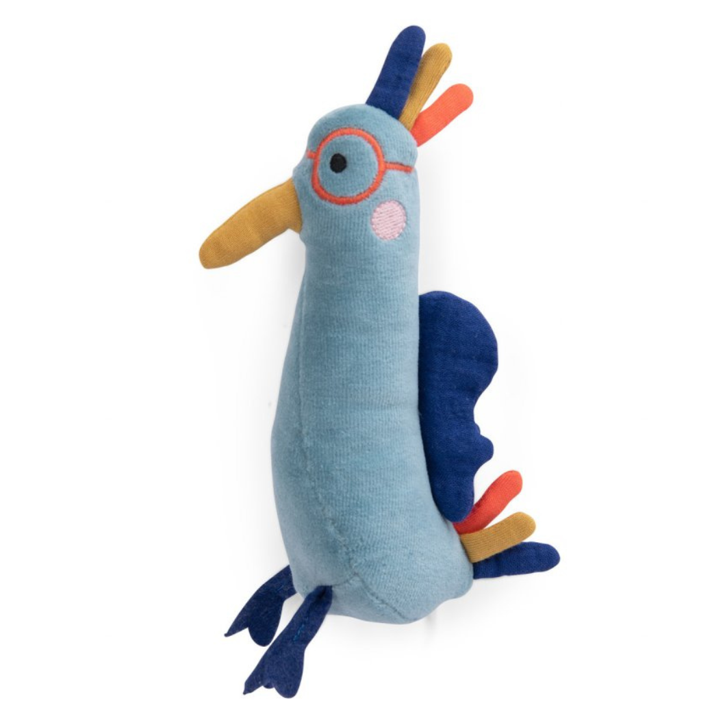 Chrastítko Modrý Ptáček Moulin Roty