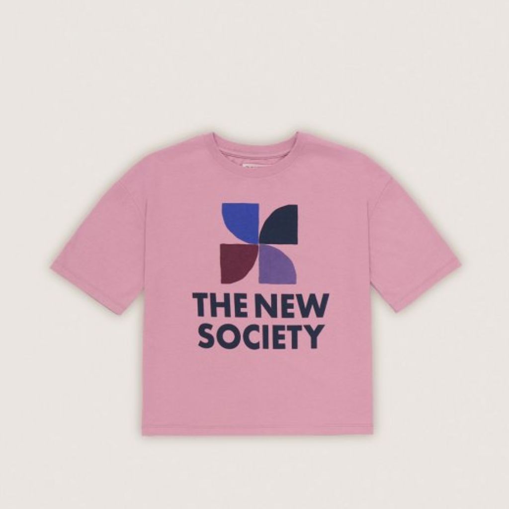 THE NEW SOCIETY TRIKO -  Amara Tee Dusty Orchid Velikost: 10y