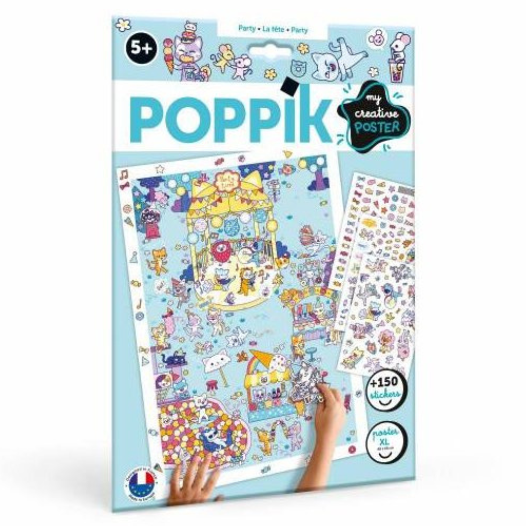 Kreativní samolepková sada Party od Poppik