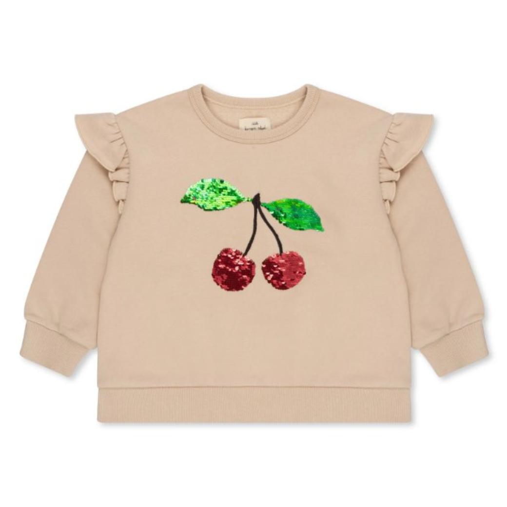 KONGES SLOJD Mikina - Lou / SMOKE GRAY Velikost: 5-6y