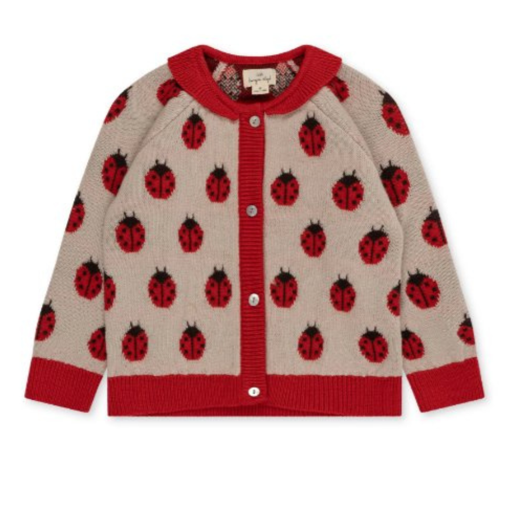 KONGES SLOJD Kardigan BELOU - Ladybug Velikost: 4y