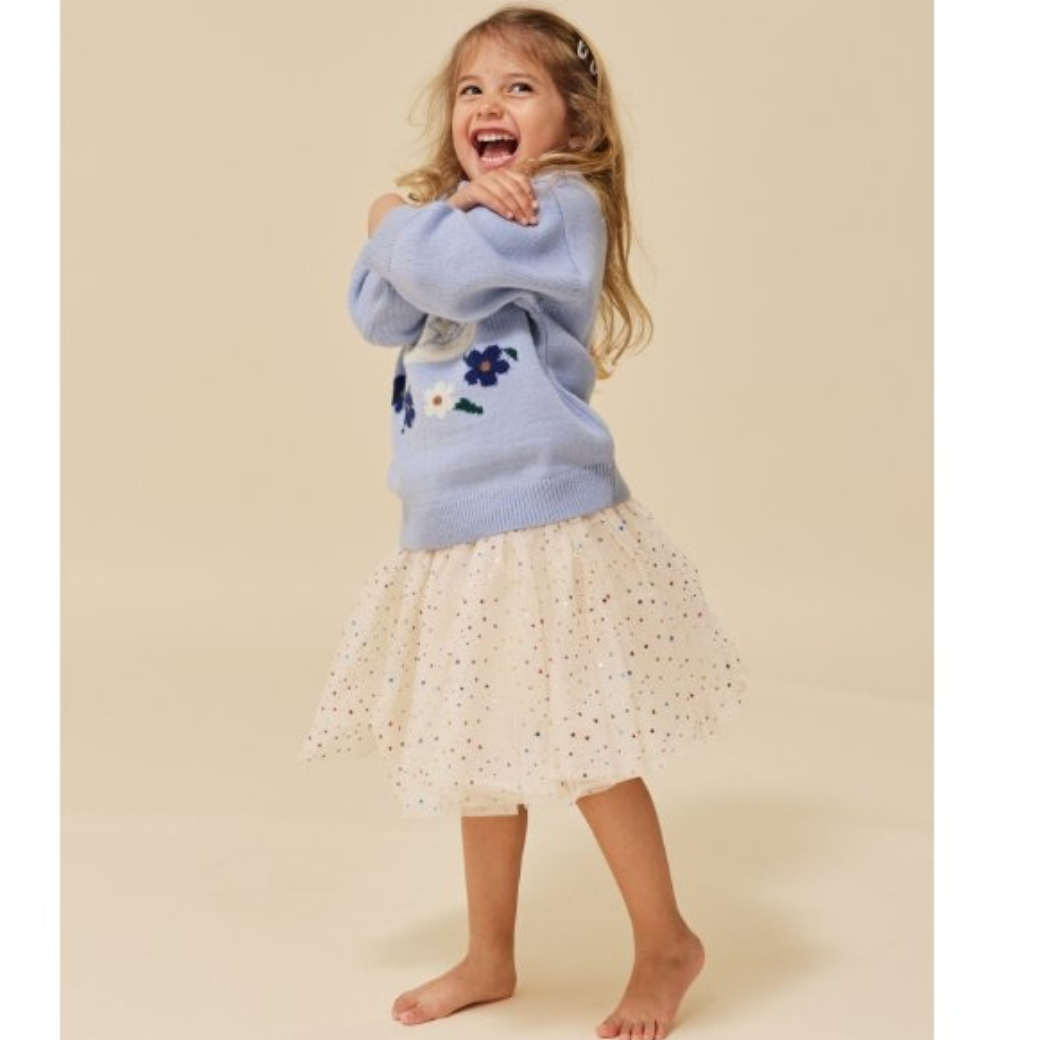 KONGES SLOJD Sukně Balerína Fairy -  ETOILE MULTI BRAZILIAN SAND Velikost: 9-10Y