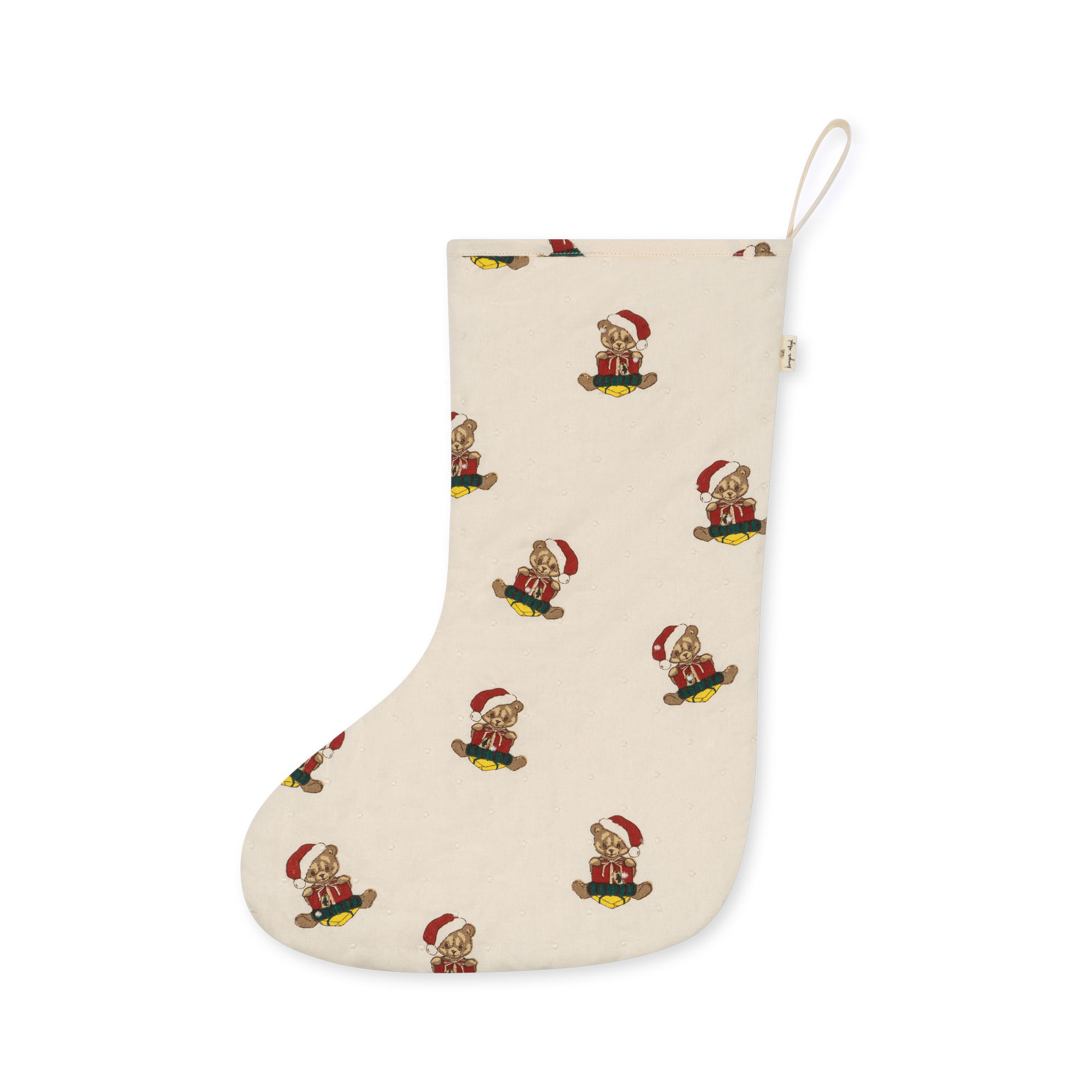 KONGES SLOJD Vánoční ponožka CHRISTMAS TEDDY