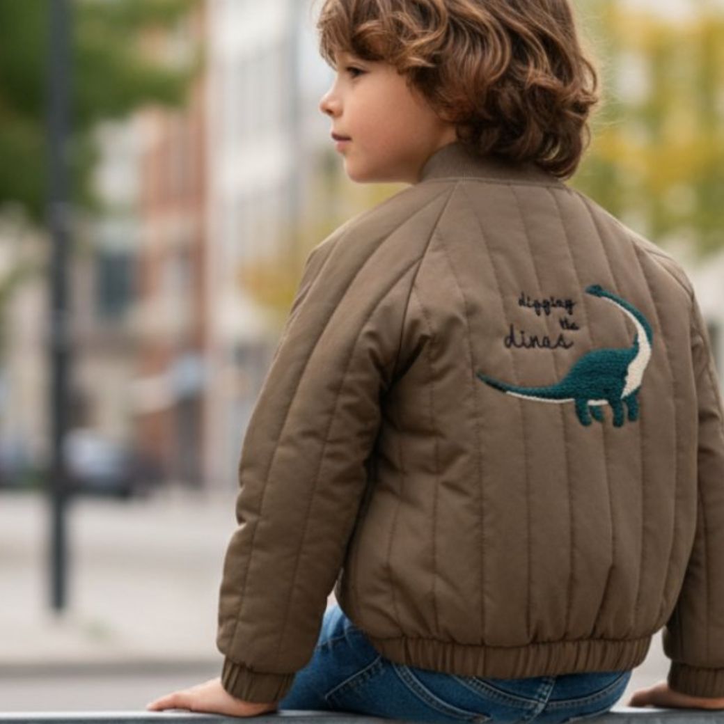 KONGES SLOJD Bomber Juno - SEQUIN SHITAKE Velikost: 9-10Y