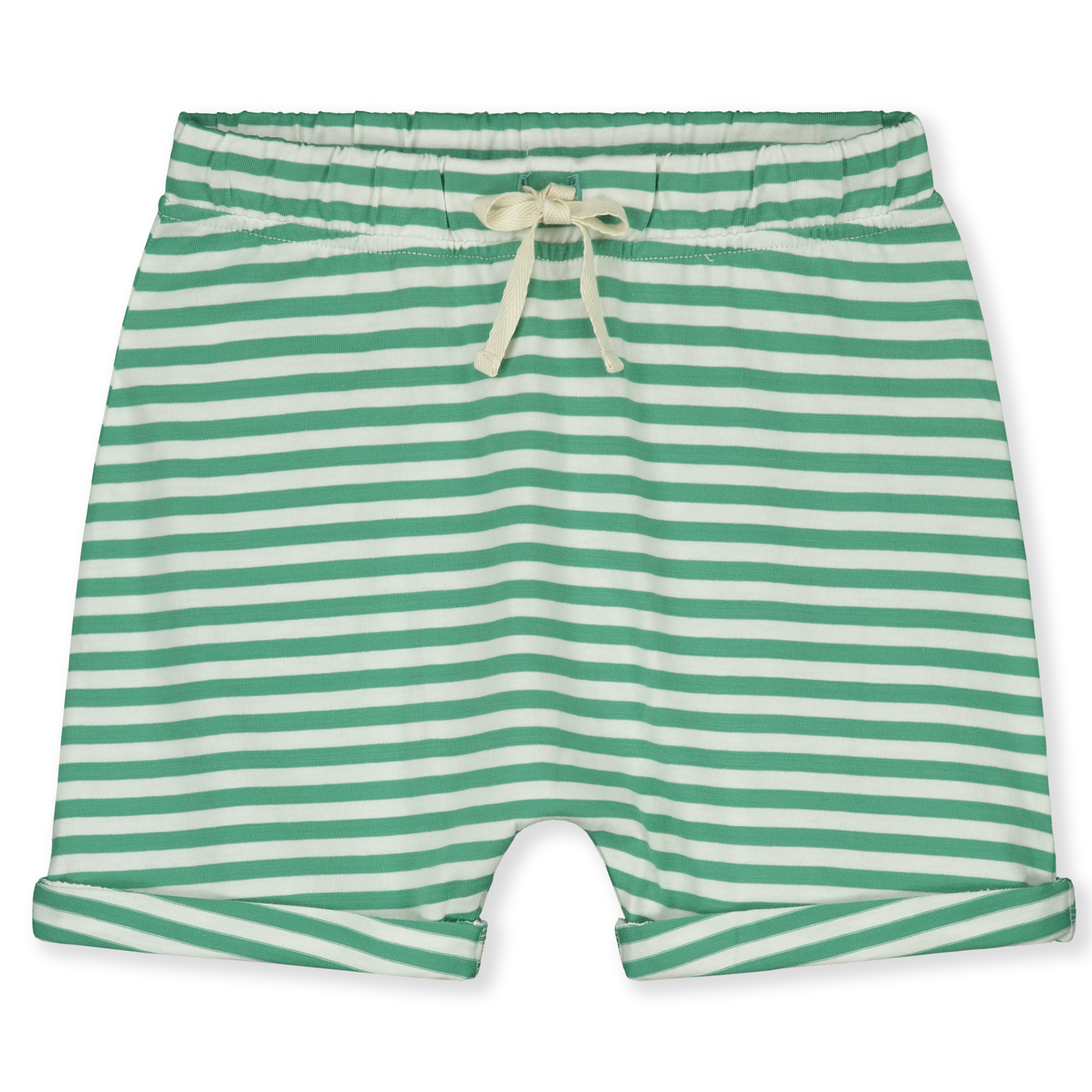 GRAY LABEL Kraťasy GOTS / Bright Green - Off White Velikost: 7-8Y