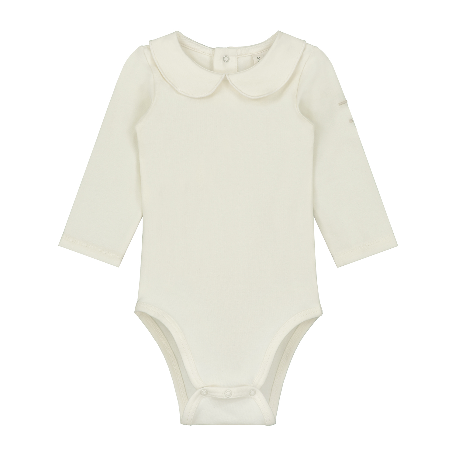 GRAY LABEL Body pro miminka s límcem GOTS / Cream Velikost: 18-24M