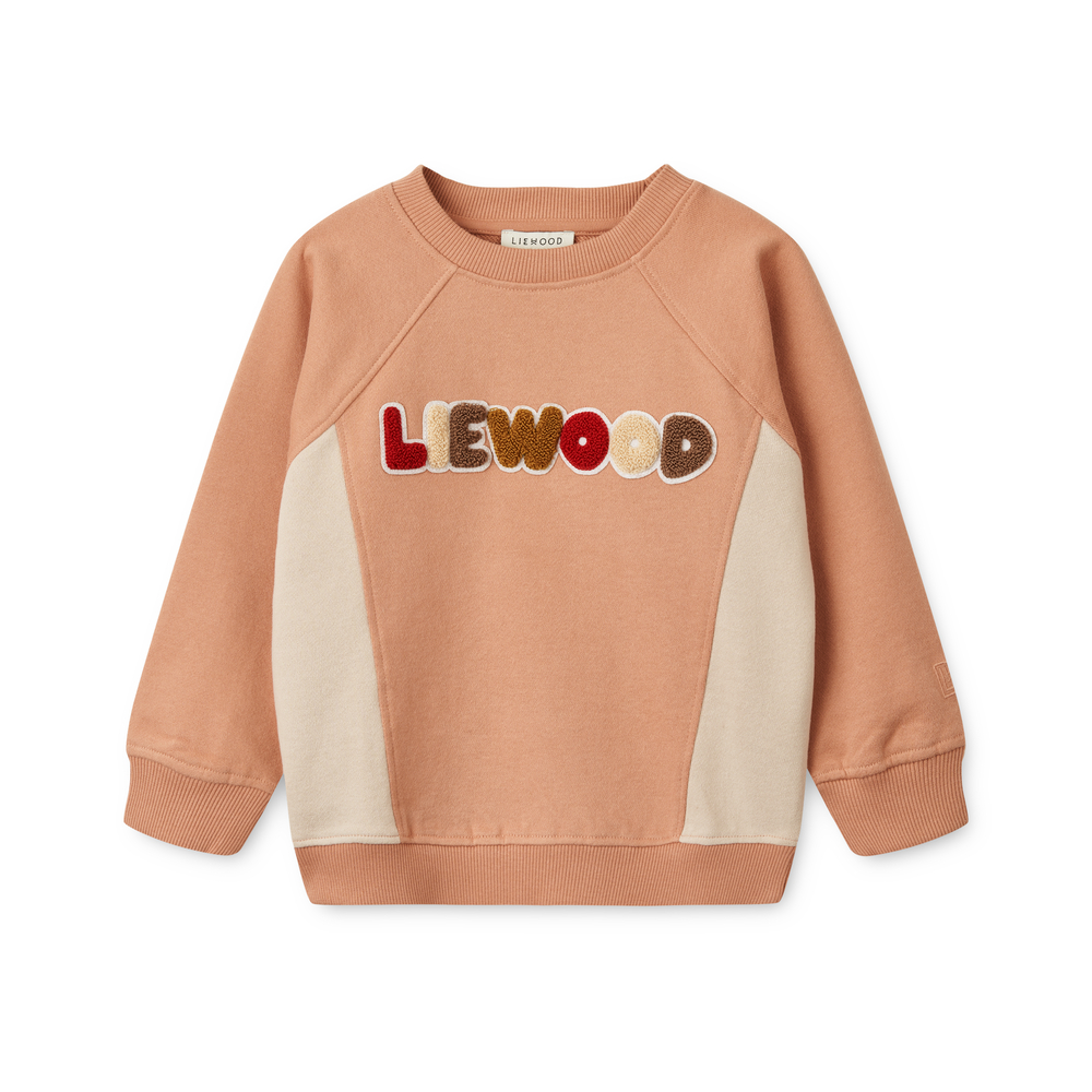 LIEWOOD Mikina Aude - Pale Tuscany / Sandy mix Velikost: 128